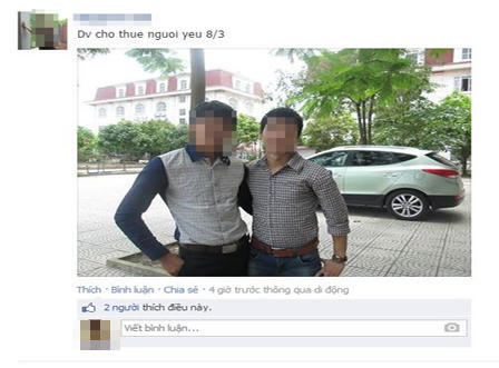 Nở rộ dịch vụ "rao thân" ngày 8/3